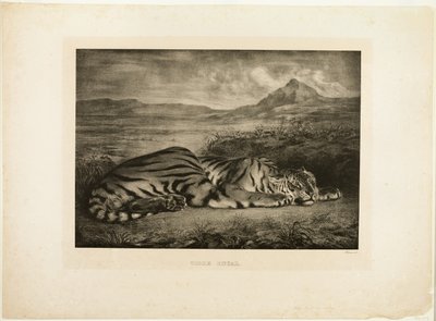 Bengalischer Tiger von Eugène Delacroix