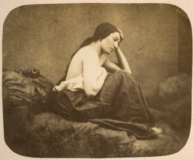 Frauenporträt von Eugène Durieu