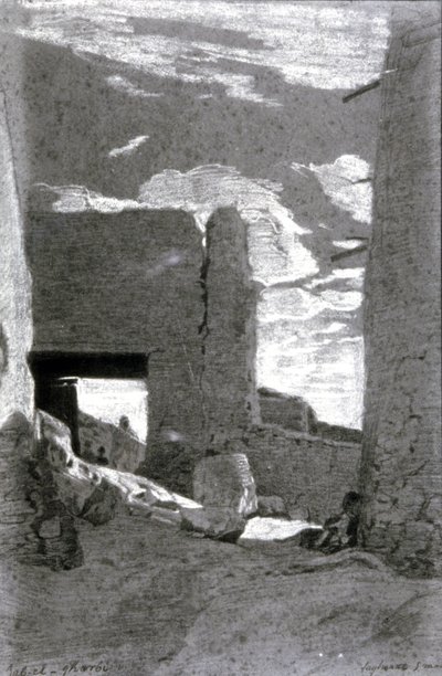 Bab el Gharrbi, Laghouat von Eugène Fromentin