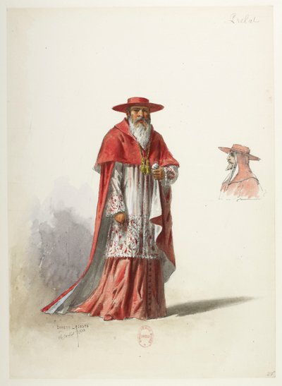 Henry VIII - Kostümentwürfe - Lacoste - 27. Prälat von Eugene Lacoste