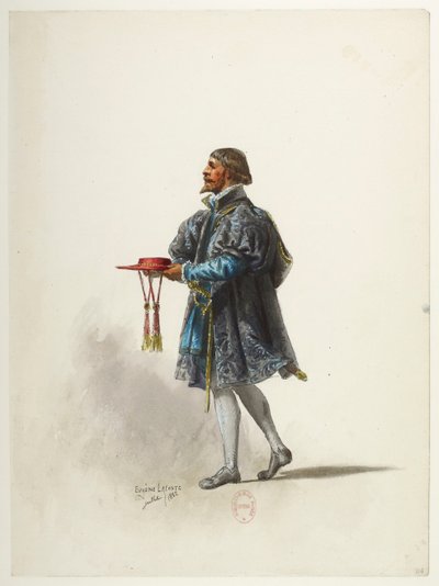 Saint-Saëns - Henry VIII - Kostümentwürfe - Lacoste - 34. Kostüm von Eugene Lacoste