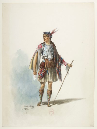 Henry VIII - Kostümentwürfe - Lacoste - 50. Kostüm von Eugene Lacoste