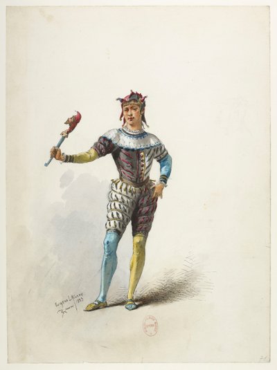 Henry VIII - Kostümentwürfe - Lacoste - 71. Der Narr des Königs von Eugene Lacoste