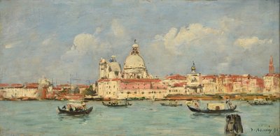 Venedig. Die Zollstation und Santa Maria della Salute von Eugene Louis Boudin