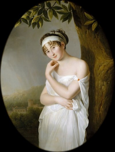 Porträt von Madame Récamier, geborene Julie Bernard 1777-1849 von Eulalie Morin
