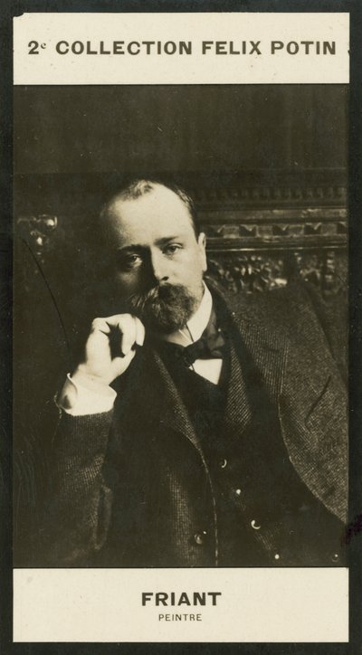 Friant, Maler (s/w Foto) von European Photographer