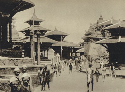 Indien, Tempelstraße, Katmandu von European Photographer