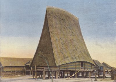 Gemeindehaus (Rathaus) in Kontun bei den Mois Sedangs von European Photographer