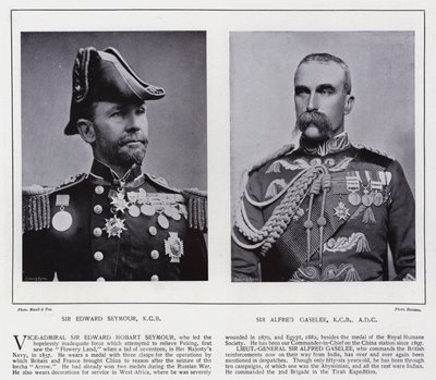 Sir Edward Seymour, Sir Alfred Gaselee von European Photographer