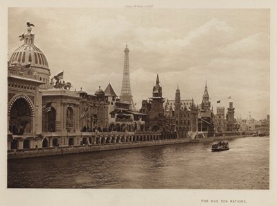 Die Rue Des Nations (s/w Foto) von European Photographer