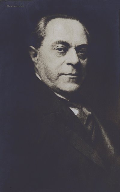Vladimir de Pachmann, russisch-deutscher Pianist, berühmt für sein Spiel der Werke von Chopin (s/w Foto) von European Photographer
