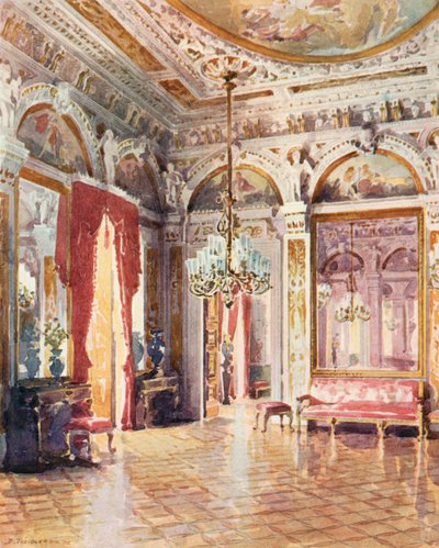 Eine Ecke der Ehrenhalle, Cattete-Palast von European School