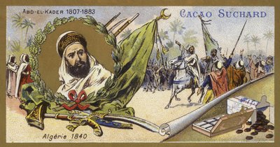Abdelkader El Djezairi, algerischer Sufi-Heiliger und Militärführer, 1840 von European School