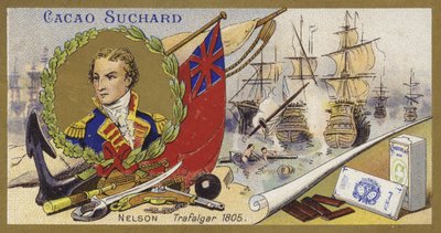 Admiral Lord Nelson und die Schlacht bei Trafalgar, 1805 von European School
