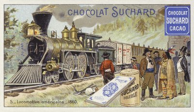 Amerikanische Lokomotive, 1860 von European School