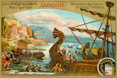 Antike griechische und römische Kriegsgaleeren von European School