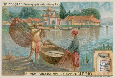 Alte Pagode am Parfümfluss in Vietnam von European School