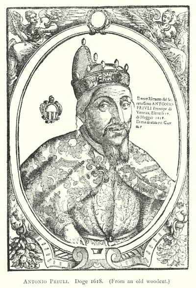 Antonio Priuli, Doge 1618 (Gravur) von European School