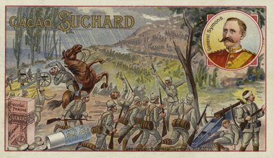 Britischer General Sir William Penn Symons tödlich verwundet in der Schlacht von Glencoe, Burenkrieg, 20. Oktober 1899 von European School