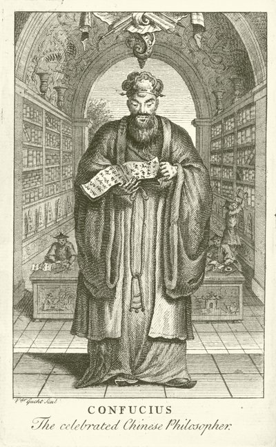 Konfuzius, der berühmte chinesische Philosoph von European School