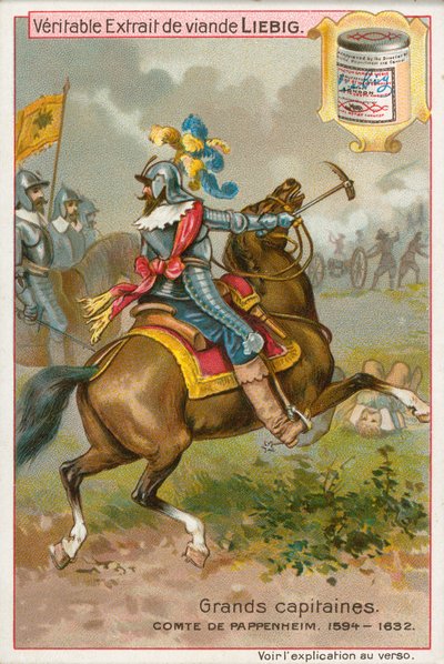 Graf von Pappenheim, Liebig-Karte, frühes 20. Jahrhundert von European School