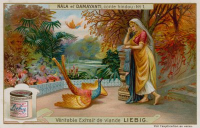 Damayanti erfährt von Nalas Tugend durch einen goldenen Schwan von European School