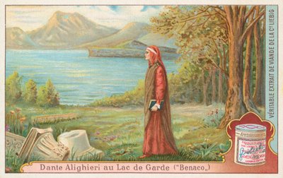 Dante, Liebig-Karte, frühes 20. Jahrhundert von European School