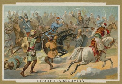 Niederlage der Kroumirs durch die Franzosen, Tunesien, 1881 von European School