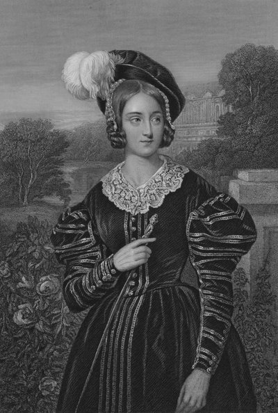 Dorus-Gras, Marguerite De Valois (Gravur) von European School