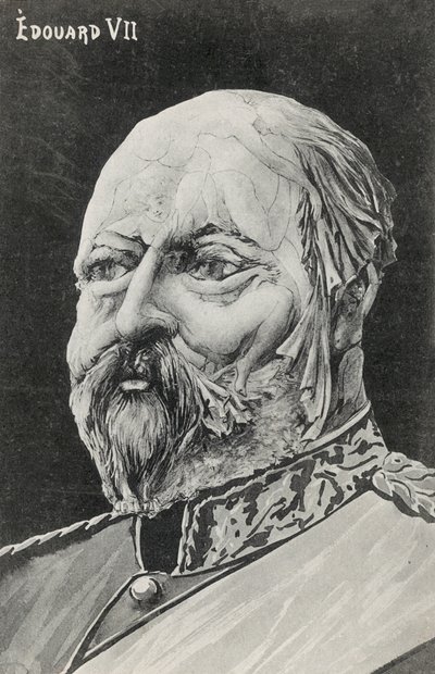 Fantasieporträt von König Edward VII von European School