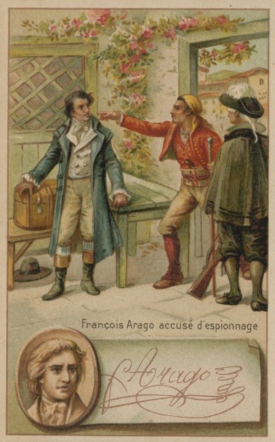Französischer Wissenschaftler Francois Arago der Spionage beschuldigt, Mallorca, 1808 von European School