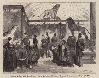 Pelzwarenabteilung auf der Berliner Gewerbeausstellung von European School