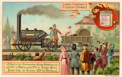George Stephensons Dampflokomotive Rocket, Liverpool von European School