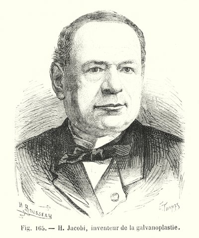 H Jacobi, Erfinder der Galvanoplastik von European School