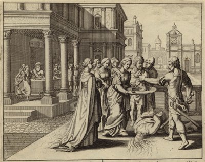 Herodias erhält den Kopf von Johannes dem Täufer von European School