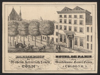Hotel-Handelskarte von European School