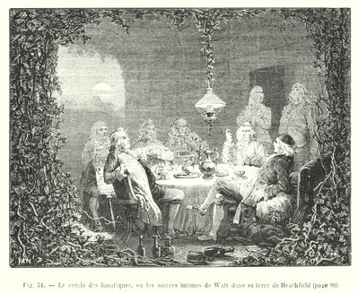Der Kreis der Verrückten, oder die intimen Abende von Watt auf seinem Anwesen in Heathfield von European School