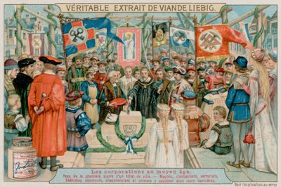 Maurer, Zimmerleute, Schlosser, Tischler, Dachdecker, Schmiede und Glaser legen den Grundstein für ein Rathaus von European School