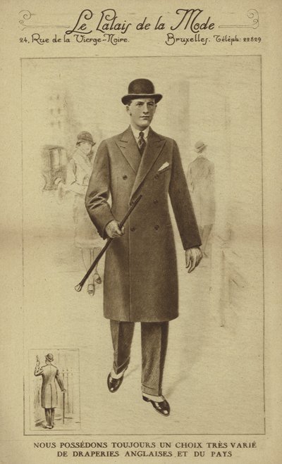 Männermode um 1930 von European School