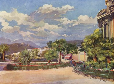 Menton, Der Musikpavillon und der Neue Garten von European School