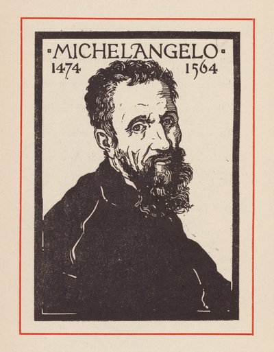 Michelangelo, italienischer Renaissance-Künstler und Architekt von European School
