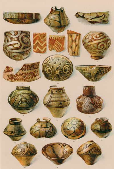 Ornament: Südrussland, Rumänien, Nordgriechenland, Ende der Jungsteinzeit bis Anfang der Bronzezeit von European School
