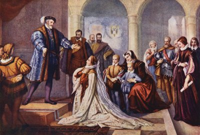 Philippine Welser vor Kaiser Ferdinand in Innsbruck von European School