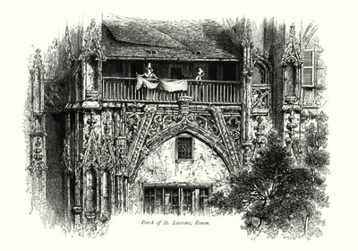 Vorhalle von St. Laurens, Rouen von European School