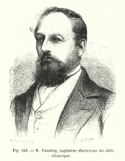 S Canning, Elektroingenieur des Atlantikkabels von European School