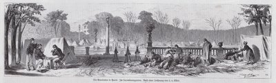Szene im Jardin du Luxembourg unter der Pariser Kommune von European School