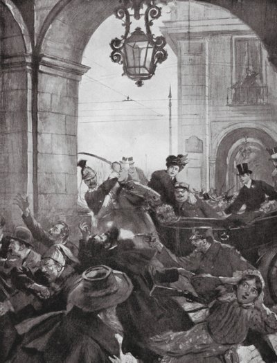Die Ermordung des Königs und Kronprinzen von Portugal von European School