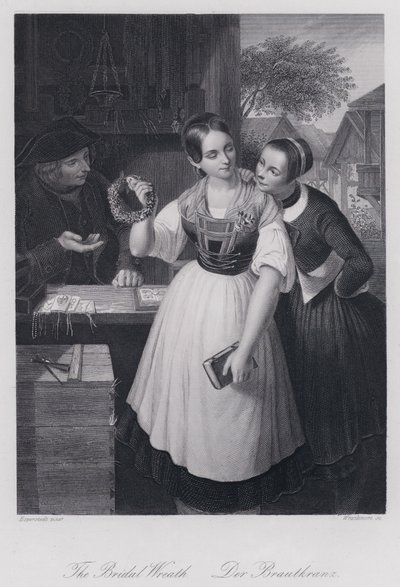 Der Brautkranz (Stich) von European School