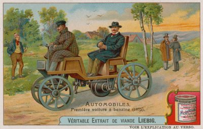 Das erste Benzinauto, 1875 von European School