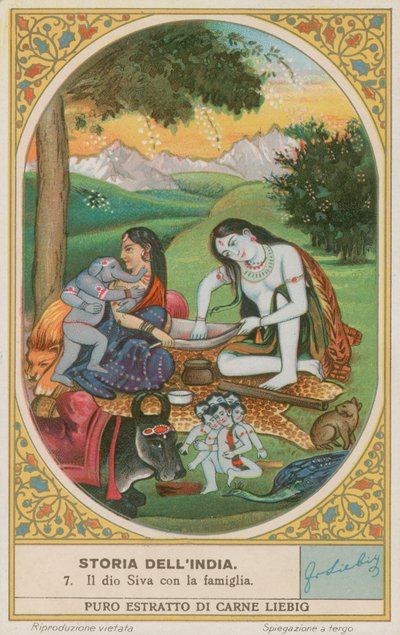 Der Gott Shiva und seine Familie von European School